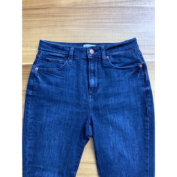 Sonoma Womens High-Rise Dark Wash Skinny Jeans  With Pockets Size 8 Petite - Picture 13 of 13